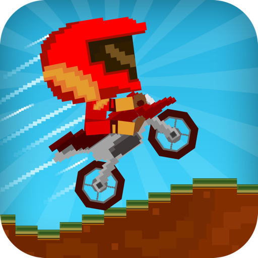 Blocky Bike Race 3D - A Pixl Roads Block Run