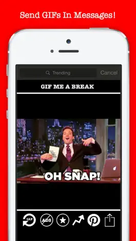 Game screenshot Gif Me A Break: #1 Best Gif Messenger apk