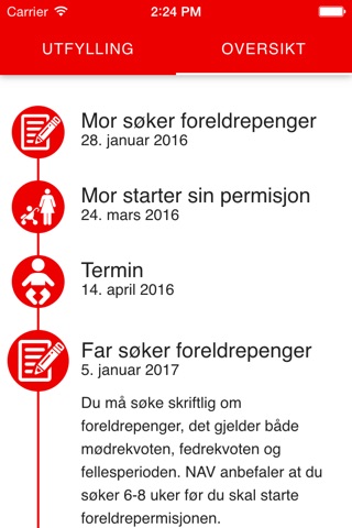 PermisjonsPlanleggeren screenshot 4