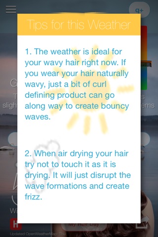 My Hair Weather Lite - Frizz Forecast screenshot 2