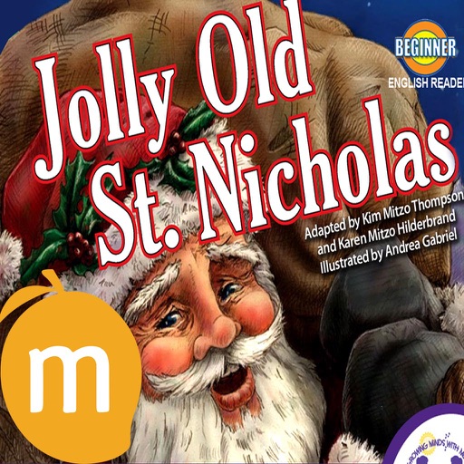 Jolly Old St Nicholas - Read along interactive christmas carol, song for children, parents and teachers icon