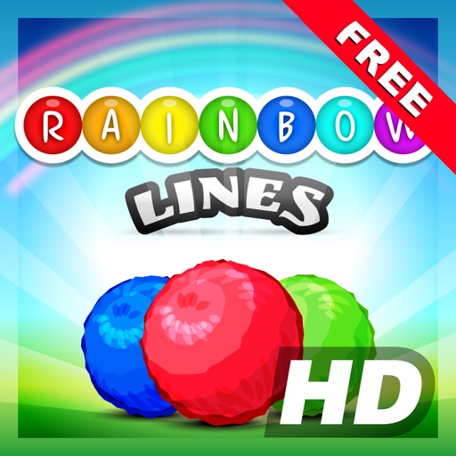 Rainbow Lines HD FREE iOS App