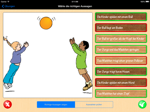 Screenshot #6 pour Montessori Lire et Jouer en Allemand - Apprendre à lire l'Allemand avec des exercices appliquant la méthode Montessori