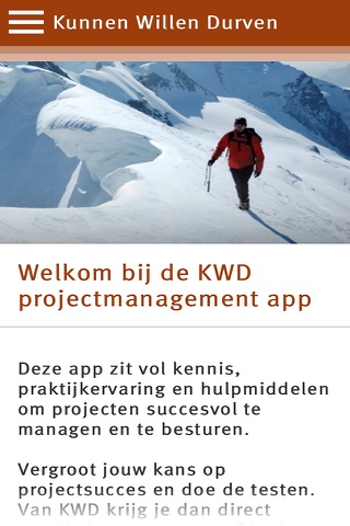 KWD projectmanagement app screenshot 2