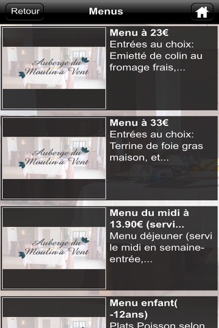 Auberge du Moulin à Vent screenshot 2