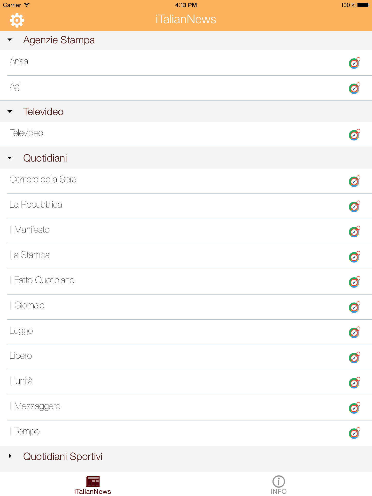 iTalianNews Free screenshot 6