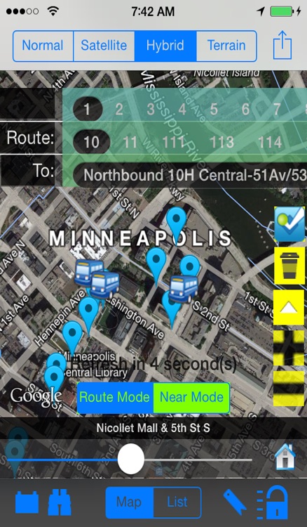 Minneapolis / Saint Paul Metro Transit Instant Route/Stops Finder and Bus Tracker + Street View + Nearest Coffee Shop Pro