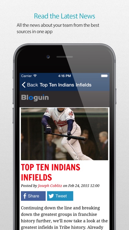 Cleveland Baseball Schedule Pro — News, live commentary, standings and more for your team!