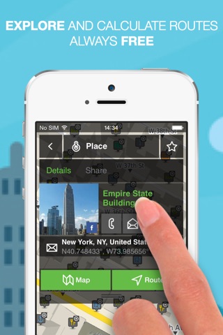 NLife USA Premium - Offline GPS Navigation, Traffic & Maps screenshot 3