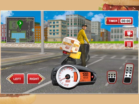 Screenshot #6 pour Burger Boy 3D Simulator - Crazy moto cavalier et motards de livraison équitation simulation jeu d'aventure