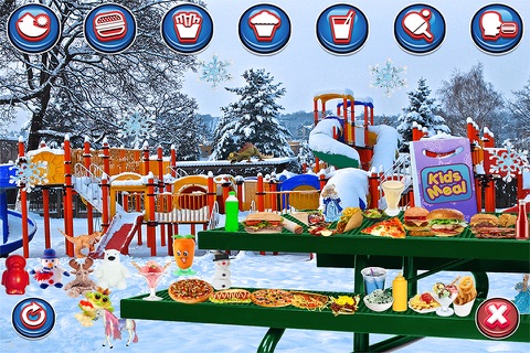 Kids Meal Maker Winter Ice Season - Frozen Food Game screenshot 2