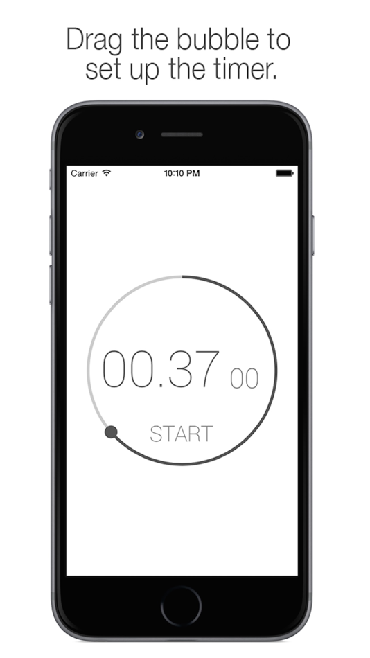 #1. Timr - Puristic timer & stopwatch (iOS) 由: Tim Mewe