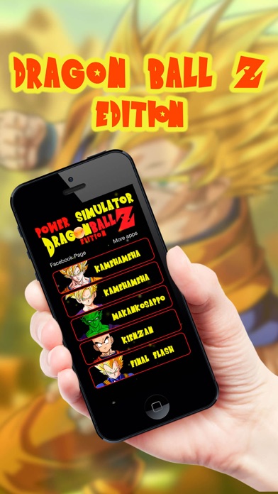 Power シミュレータ - Dragon Ball Z (ドラゴンボールZ) Edition - Make かめはめ波, ファイナルフラッシュ, 魔貫光殺砲 と 気円斬 のスクリーンショット