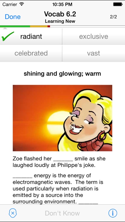 Knowji Vocab 6 Audio Visual Vocabulary Flashcards with Spaced Repetition