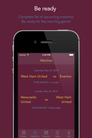 Go West Ham United! — News, rumors, matches, results & stats! screenshot 2