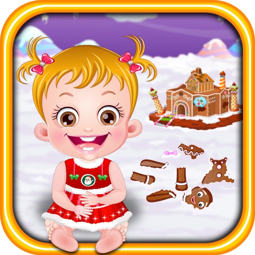 Baby Hazel Gingerbread House Original iOS App