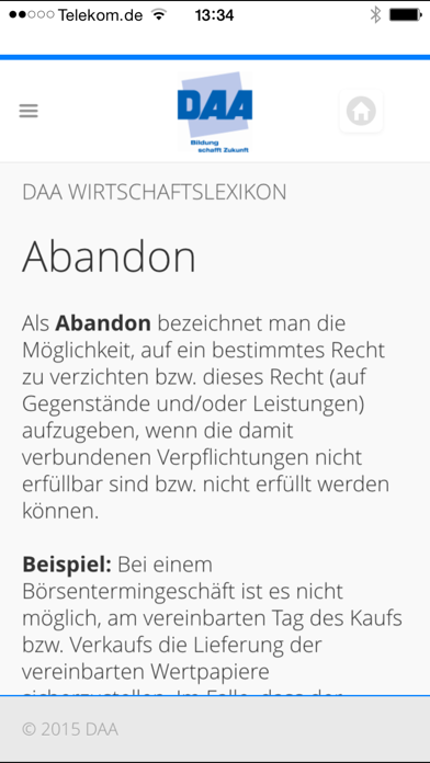 How to cancel & delete DAA Wirtschaftslexikon from iphone & ipad 3
