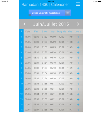 Screenshot #5 pour Horairesdu Ramadan