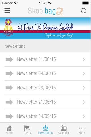 St Pius X Heidelberg West - Skoolbag screenshot 4