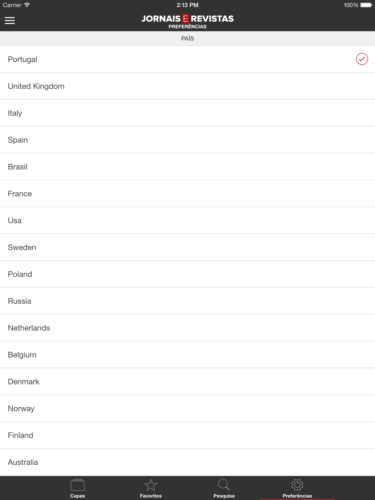 Jornais e Revistas screenshot 10