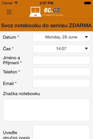 Servis notebooků screenshot 4