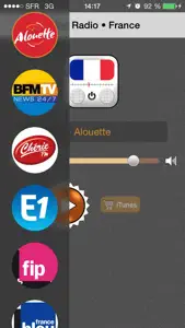 Les meilleures radios françaises : Musiques & Actualité (France - FR) screenshot #1 for iPhone