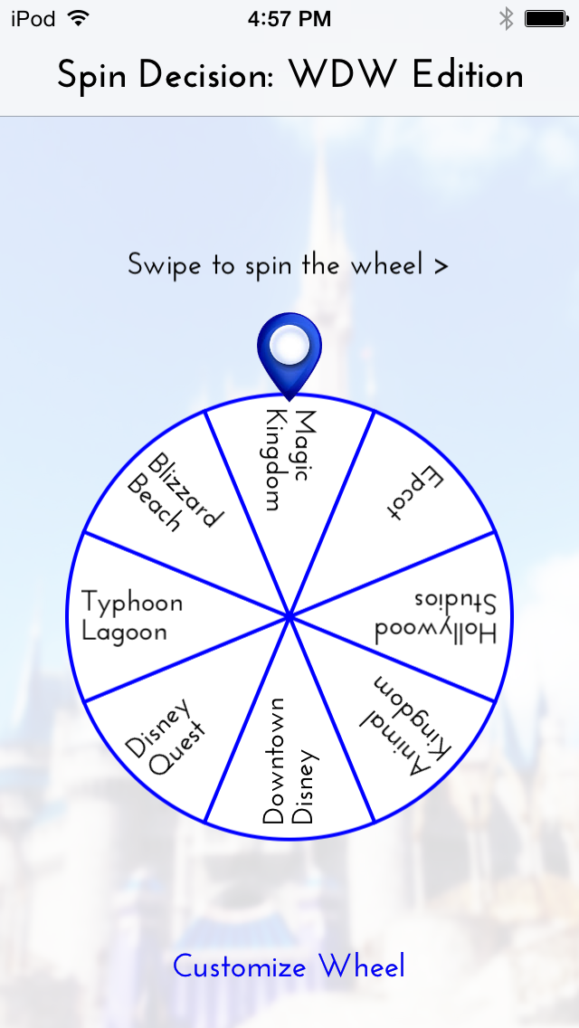 How to cancel & delete SpinDecision - Disney World Theme Park Edition from iphone & ipad 1