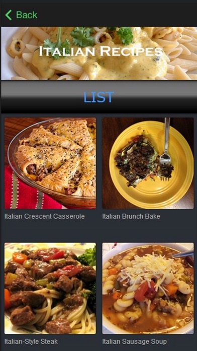 Screenshot #1 pour Easy Italian Recipe