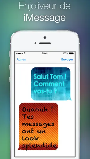 Capture d'écran de Enjoliveur De IMessage sur iPhone 1