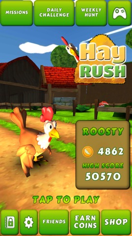 Hay Rush: Epic Chicken Dash!のおすすめ画像5