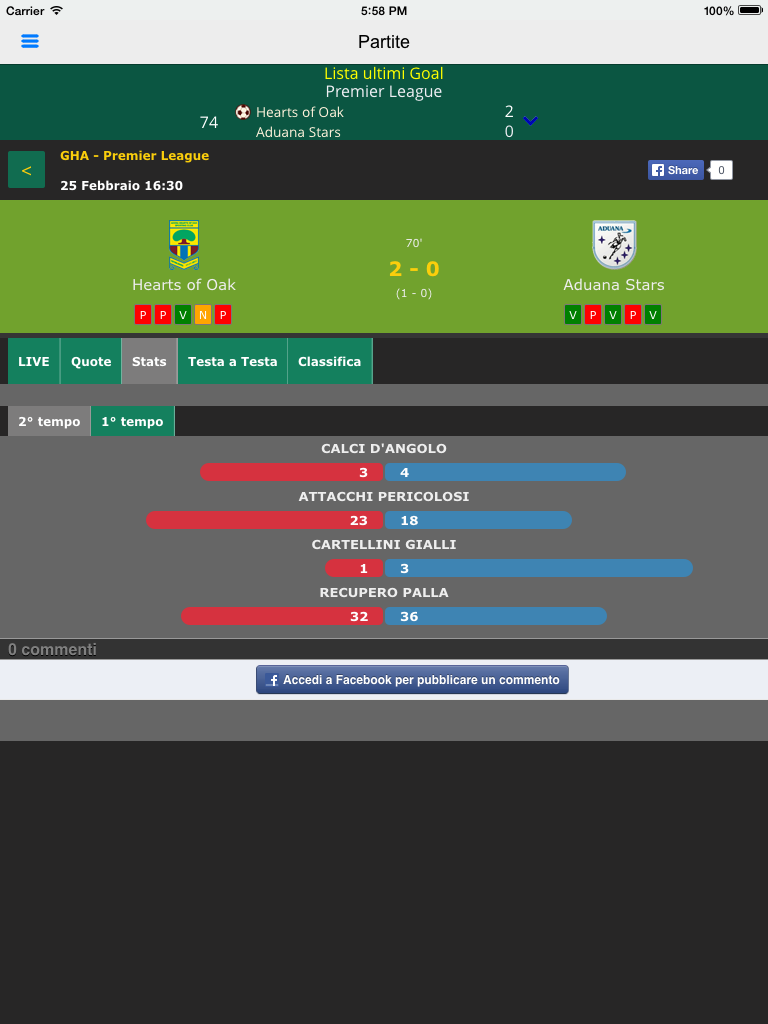 Diretta365 - Football Livescores screenshot 10