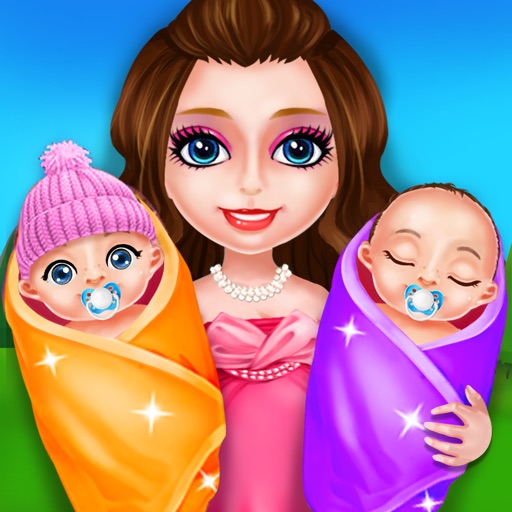 Mommy's New Twins - Sister & Brother Newborn Baby Care iOS App