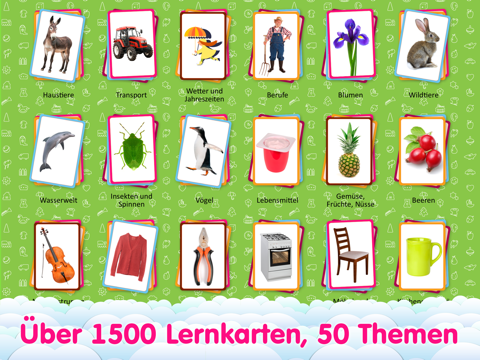 Screenshot #4 pour L'allemand pour les enfants - Lernkarten für Kinder