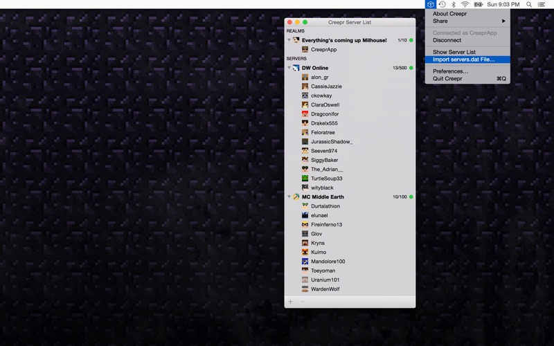 App screenshot