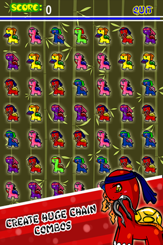 A Cute Turtles -Match the Ninjas 2048 screenshot 3