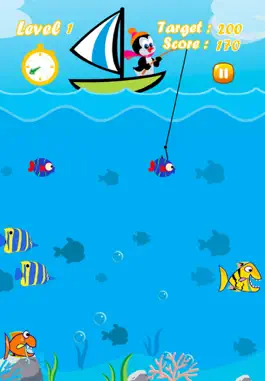 Game screenshot Penguin Fishing On Boat Free Game - Hook Of Fisher Evolution hack