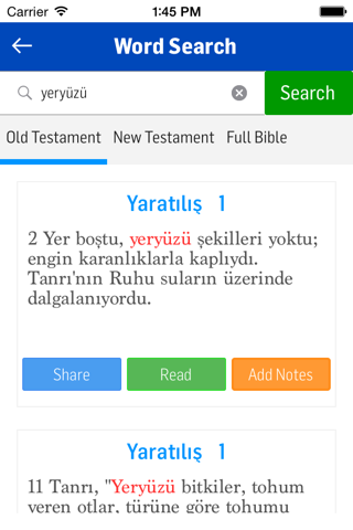 Turkish Bible screenshot 4