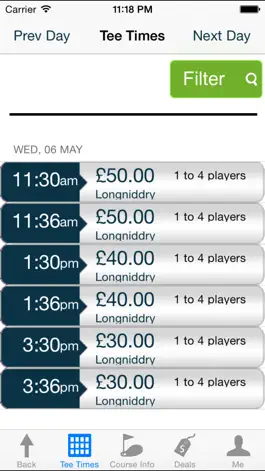 Game screenshot Scotland's Golf Coast Tee Times apk