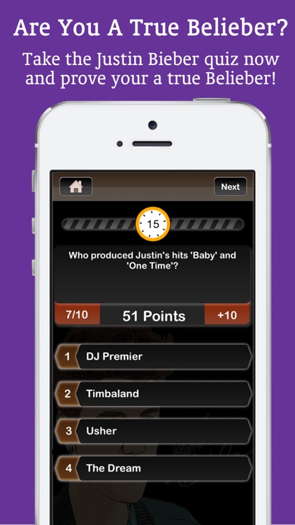 Quiz 4 Justin Bieber! screenshot-3
