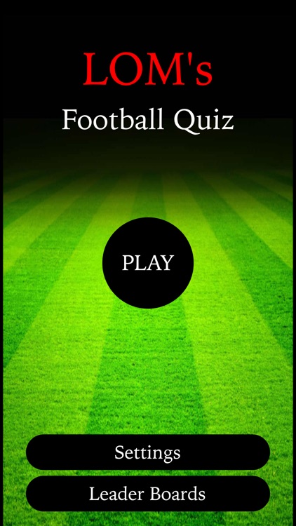 Football Quiz by LOM
