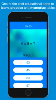 times tables quiz - cool & fun multiplication table math solver games iphone screenshot 1