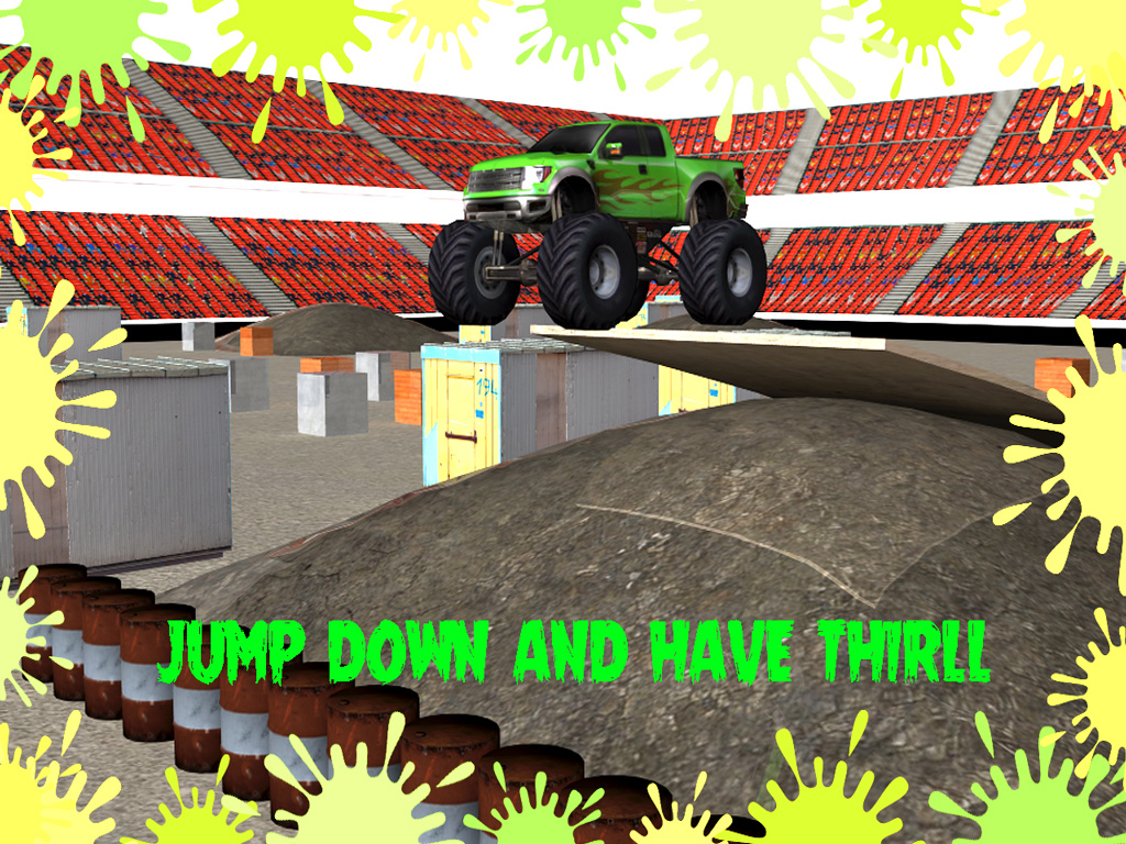3D Monster Truck Parking Free screenshot 8
