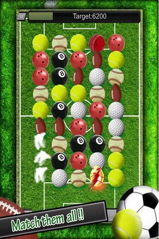 A Match: Baseball, Cricket, Bowling & Golf Balls Pop Game - Kids Center screenshot 4
