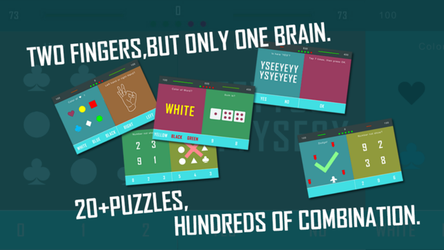 ‎Two Fingers, but only one brain (2 F 1 B) - Split Brain Teaser, Cranial Quiz Puzzle Challenge Game Screenshot