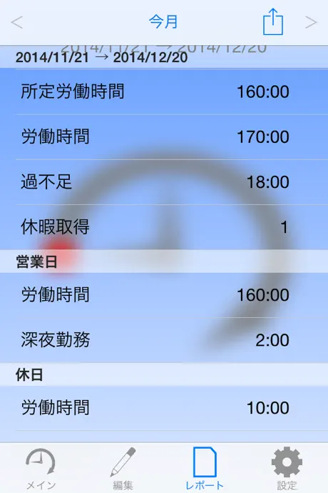 Time Sheet ◆ 出退勤管理