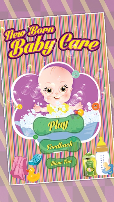 How to cancel & delete Newborn Baby Care - Mommy's love, dress up and a mother care game for kids from iphone & ipad 1