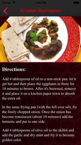 Persian Food Recipesのおすすめ画像1