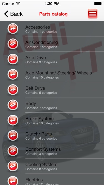 AutoParts Audi TT