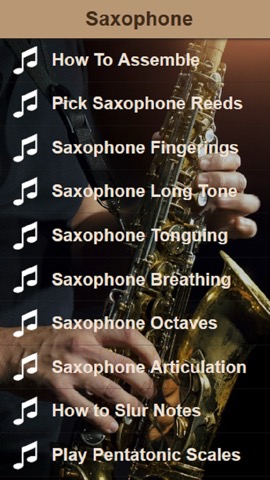 Saxophone Lessons - Learn To Play The Saxophoneのおすすめ画像1