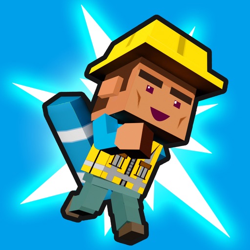 Crossy Construction - Endless Arcade Runner Game icon